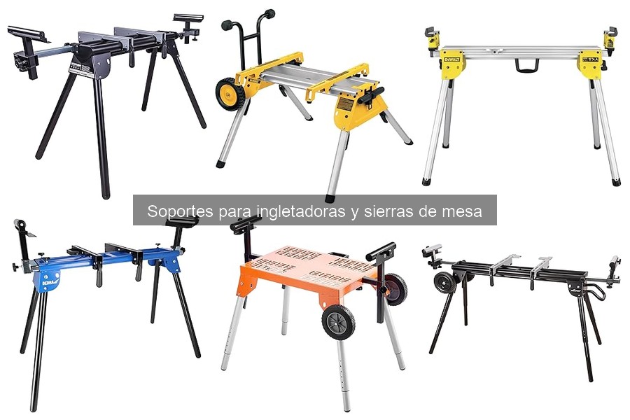 Guía para elegir soportes de ingletadoras y sierras de mesa