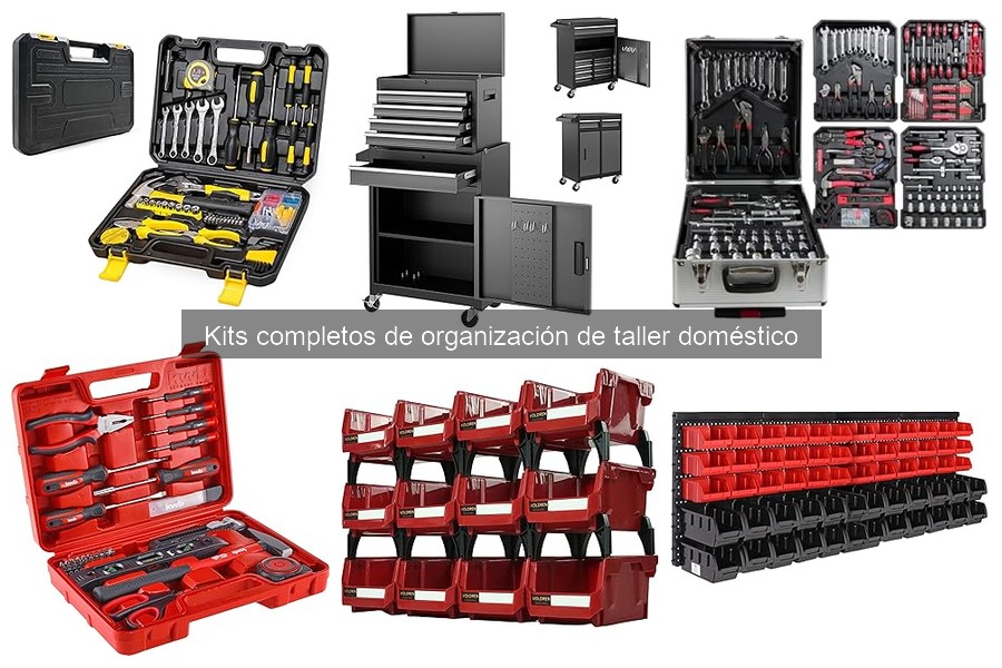 Guía para elegir un kit de organización de taller doméstico