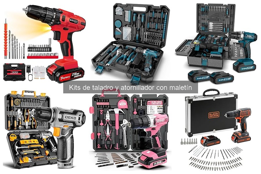 Guía para Principiantes en el Uso de Kits de Taladro y Atornillador