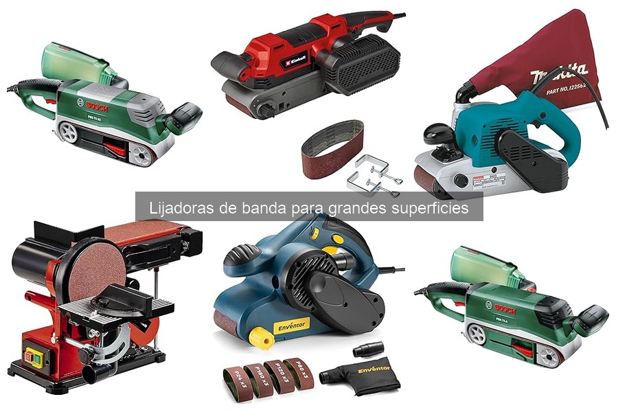 Guía para usar correctamente una lijadora de banda