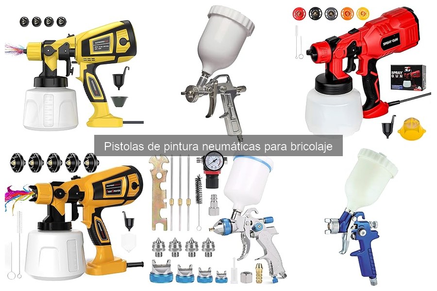 Guía para usar correctamente una pistola de pintura neumática