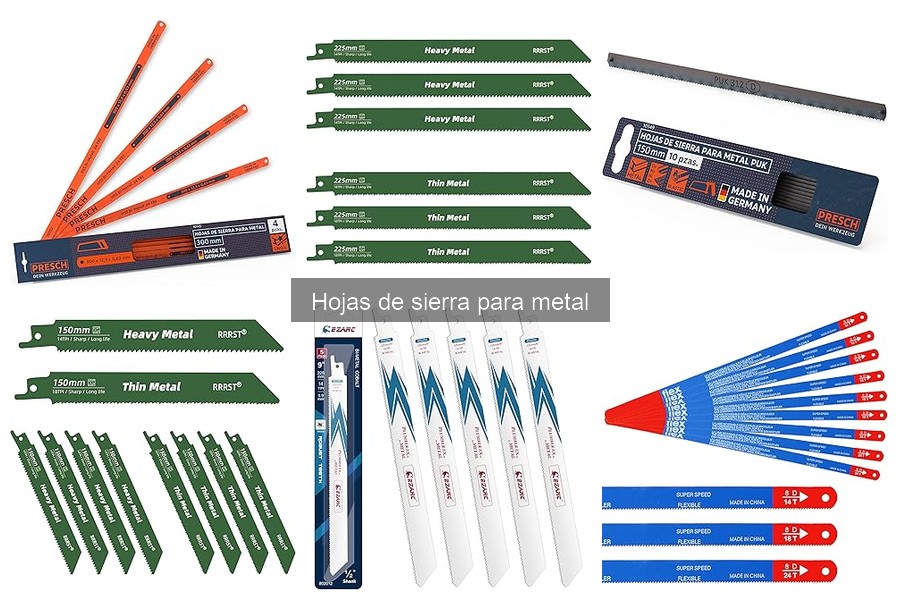 Guía práctica para usar correctamente una hoja de sierra para metal