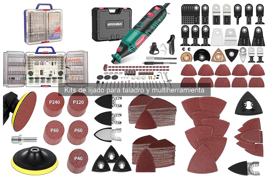 Guía sobre Kits de Lijado para Taladro y Multiherramienta