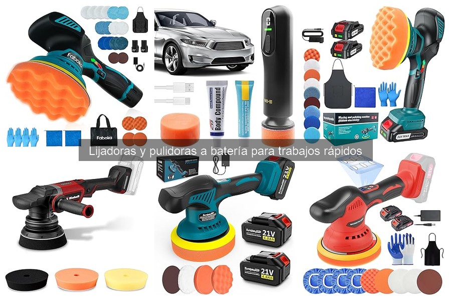 Lijadoras y Pulidoras a Batería: Usos Recomendados