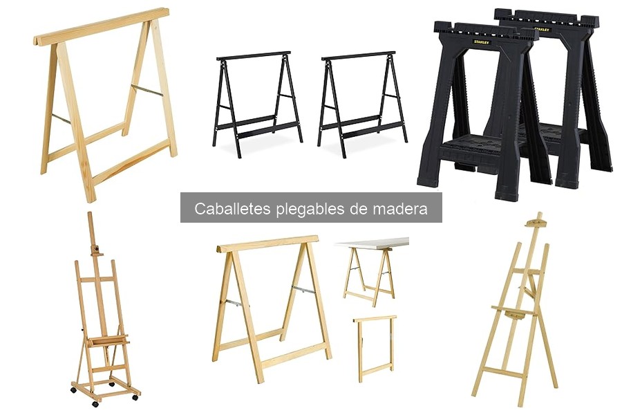 Mantenimiento de caballetes plegables de madera: Guía práctica