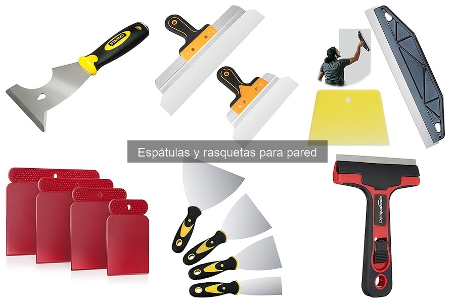 Mantenimiento de espátulas y rasquetas para pared eficaz