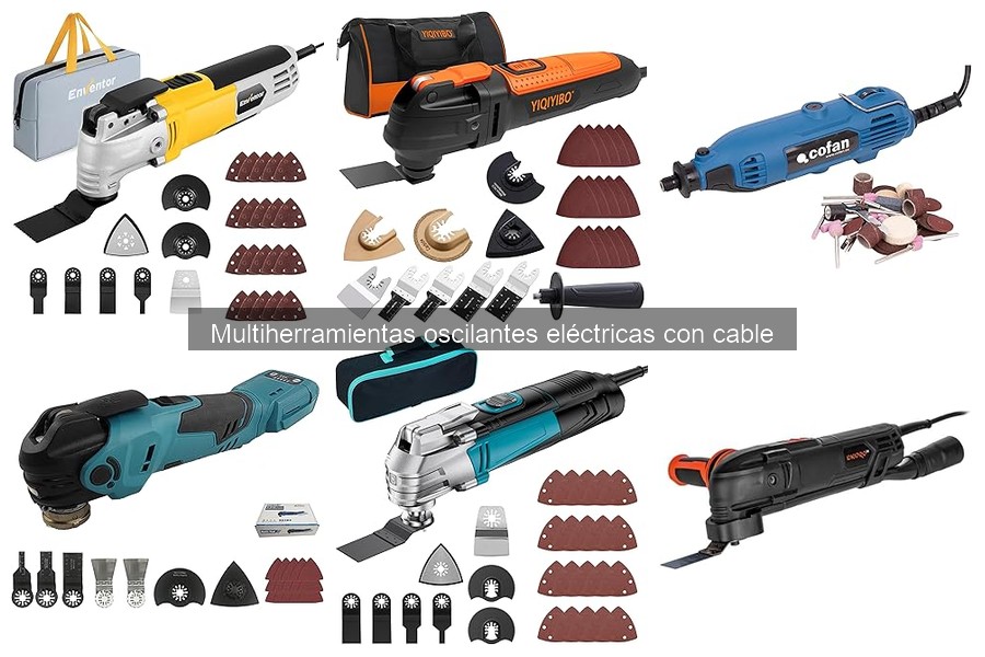 Mantenimiento de Multiherramientas Oscilantes Eléctricas con Cable
