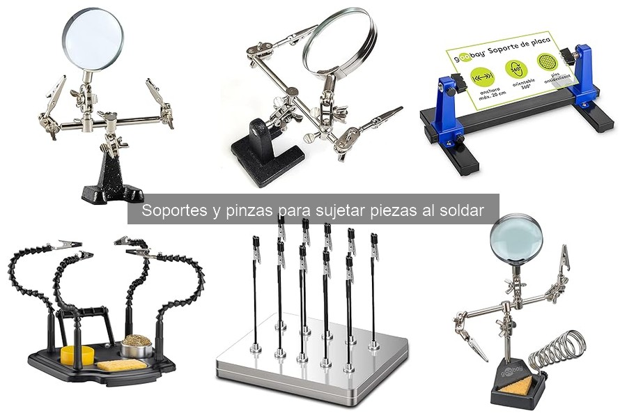 Mantenimiento de soportes y pinzas para soldar eficazmente