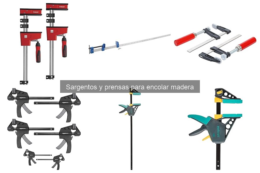 Mantenimiento y cuidado de sargentos y prensas para madera