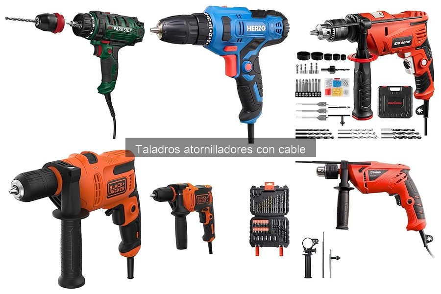 Mantenimiento y cuidado de taladros atornilladores con cable