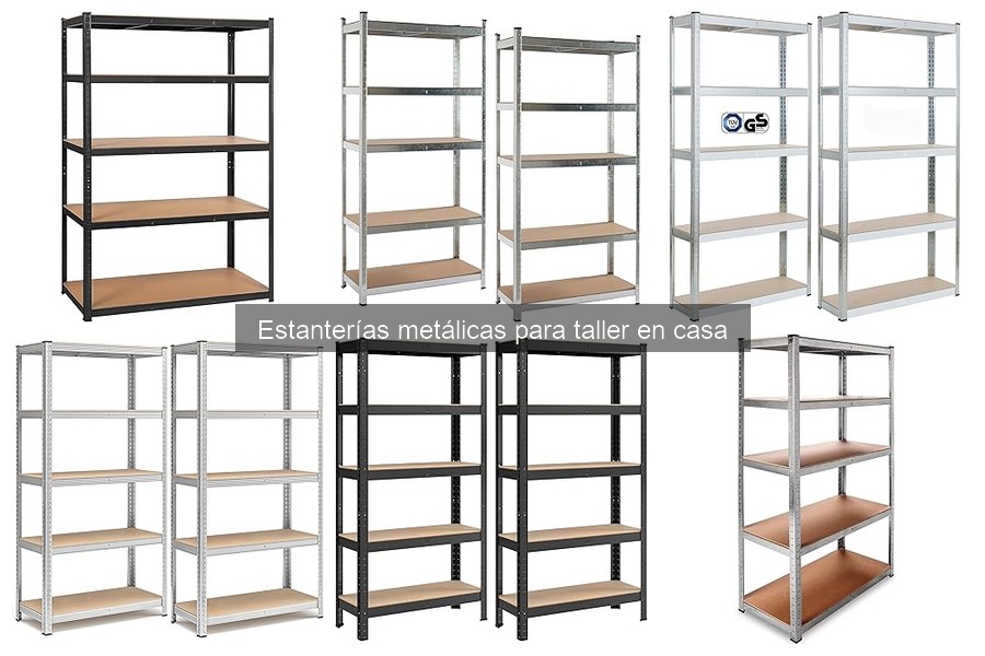 Maximiza el espacio en tu taller con estanterías metálicas