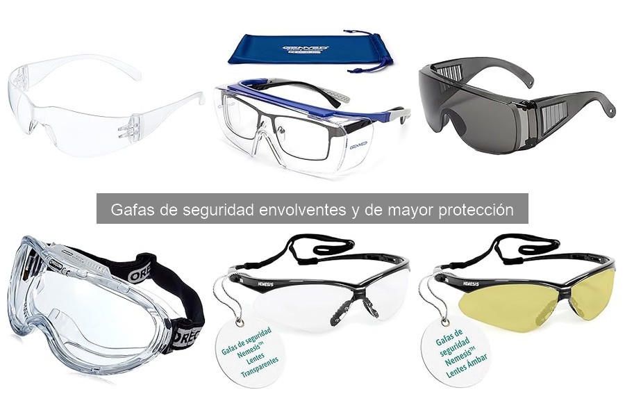 Mejor relación calidad-precio en gafas de seguridad envolventes