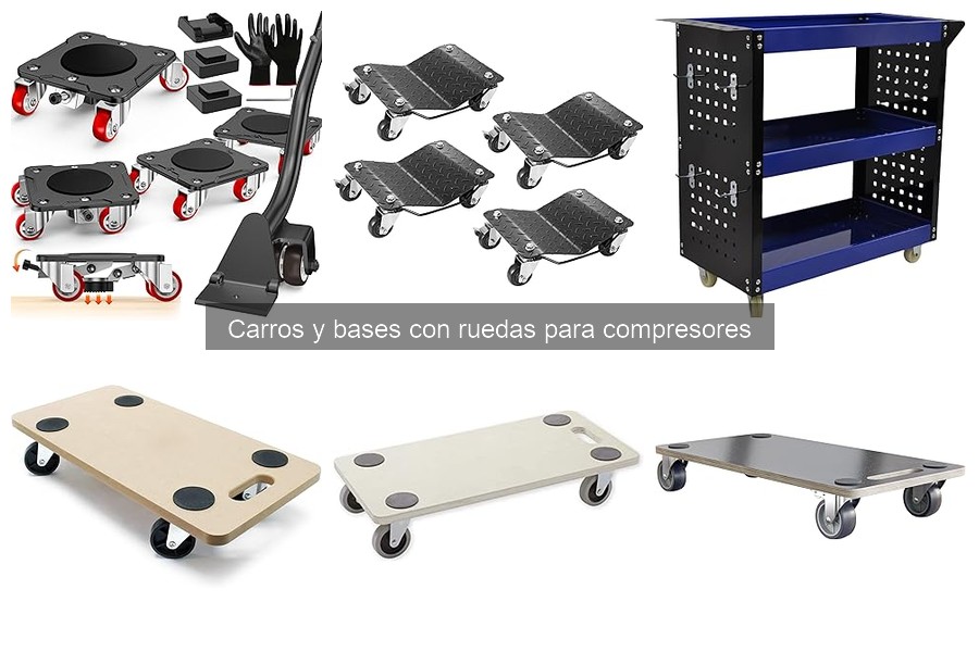 Mejores Accesorios para Carros con Ruedas para Compresores