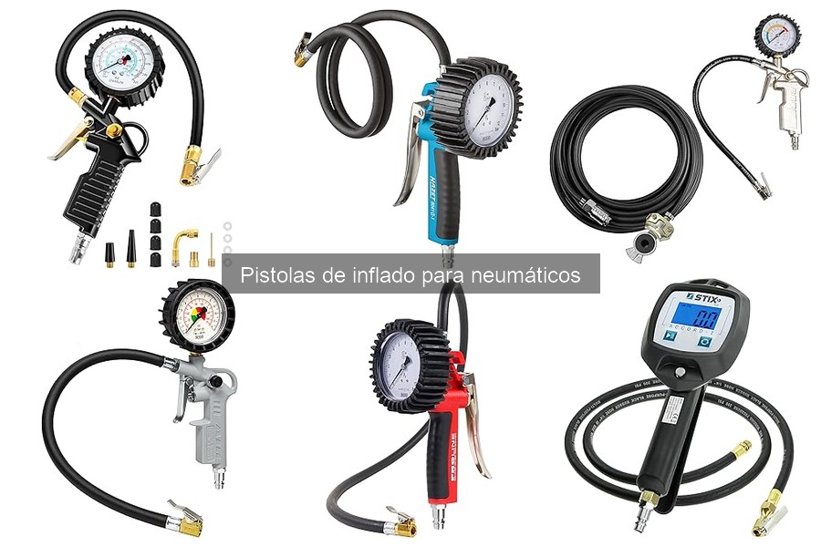 Mejores accesorios para pistolas de inflado de neumáticos