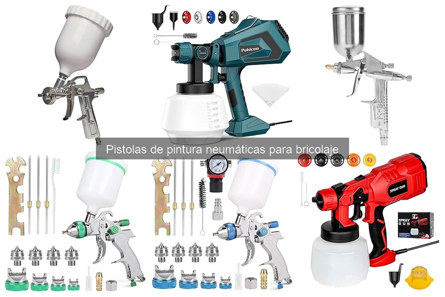 Mejores accesorios para pistolas de pintura neumáticas