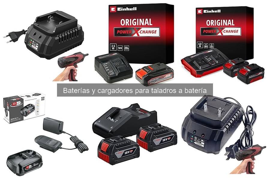 Mejores baterías para taladros a batería en 2023
