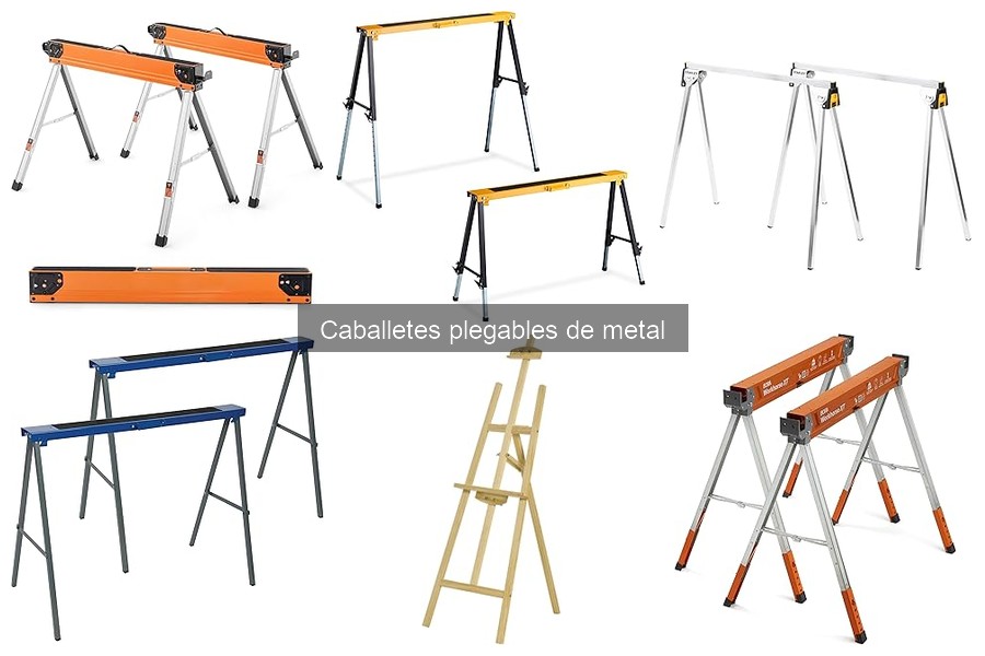 Mejores caballetes plegables de metal para trabajar en casa