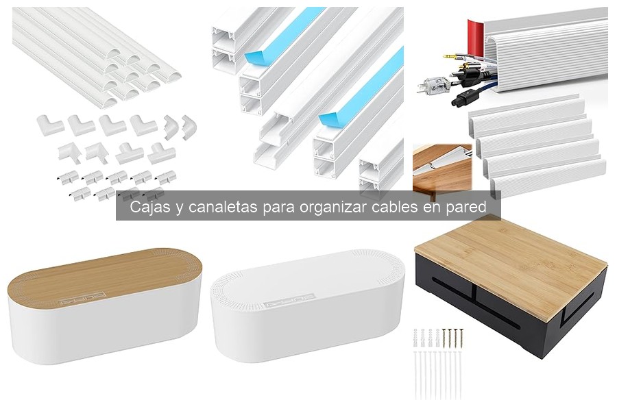Mejores cajas y canaletas para organizar cables en pared