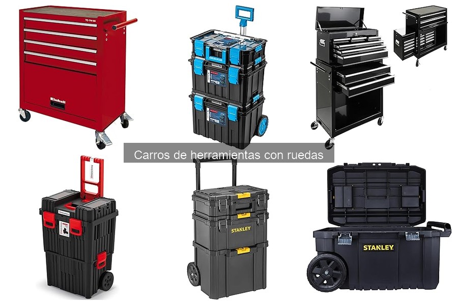 Mejores carros de herramientas con ruedas para bricolaje y hogar