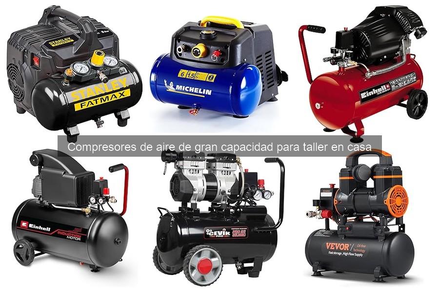 Mejores compresores de aire de gran capacidad para talleres