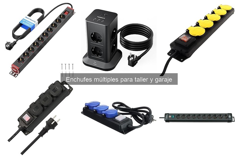 Mejores Enchufes Múltiples para Bricolaje y Taller