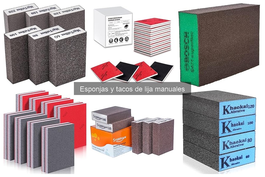 Mejores esponjas de lija manual para principiantes