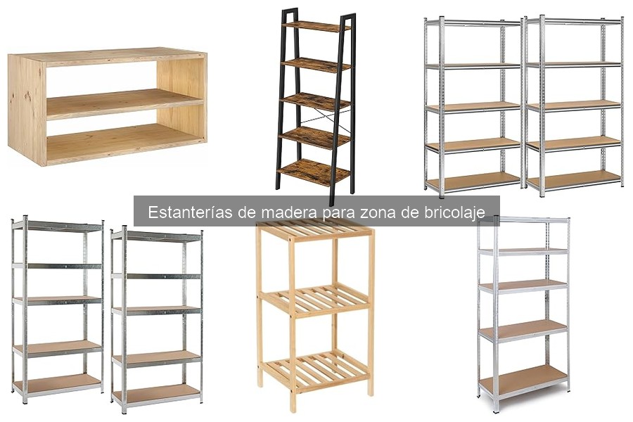 Mejores estanterías de madera para talleres en casa