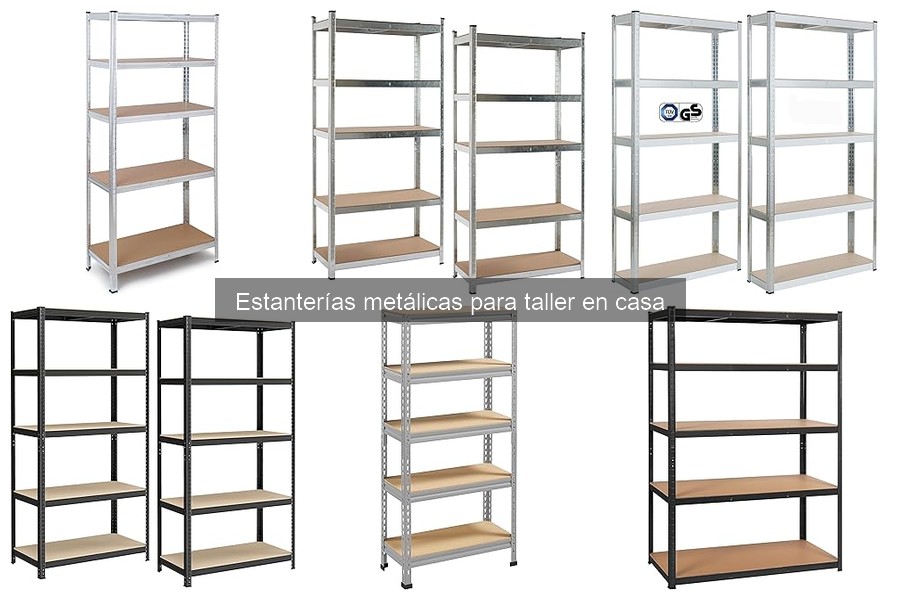 Mejores estanterías metálicas para talleres pequeños: comparativa