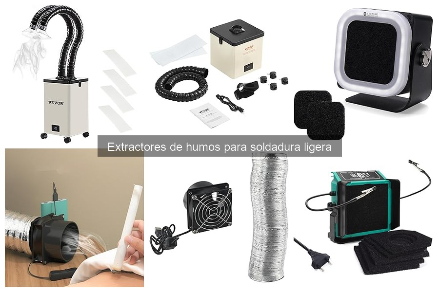 Mejores extractores de humos para soldadura ligera 2023