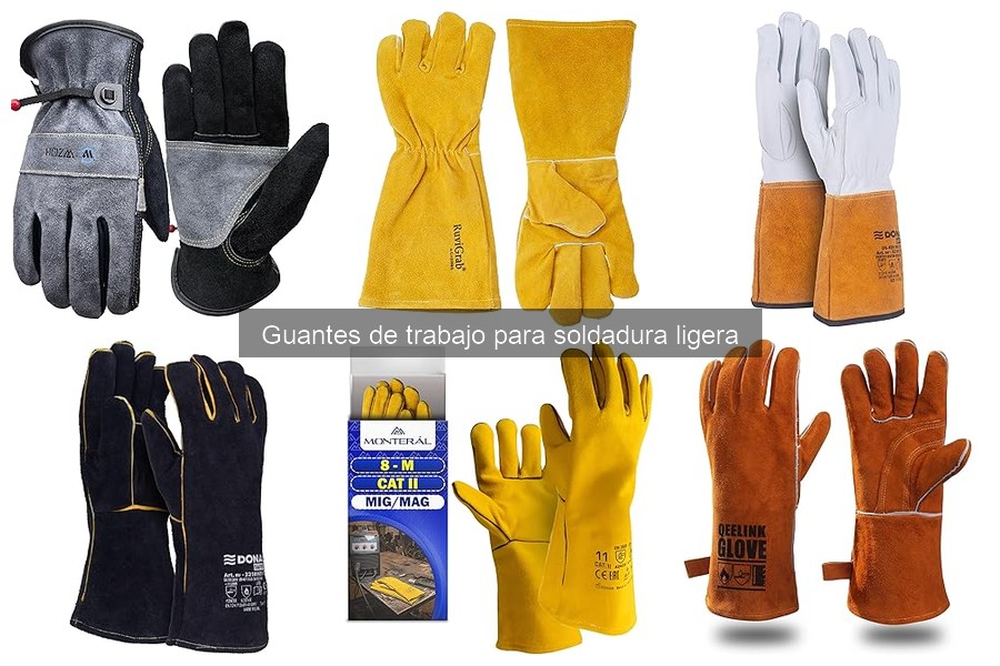 Mejores guantes de trabajo para soldadura ligera 2023