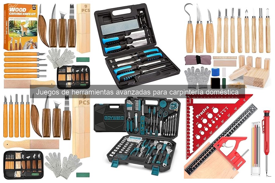 Mejores juegos de herramientas avanzadas para principiantes en carpintería