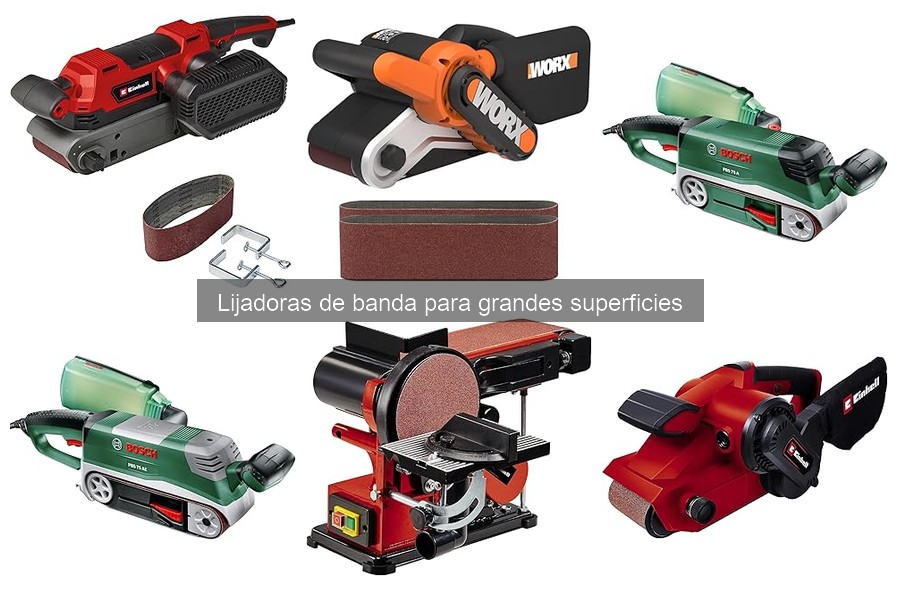 Mejores lijadoras de banda para grandes superficies en 2023