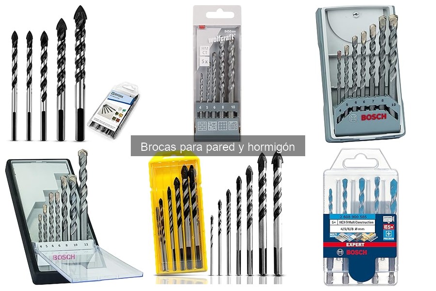 Mejores lugares para comprar brocas para pared y hormigón