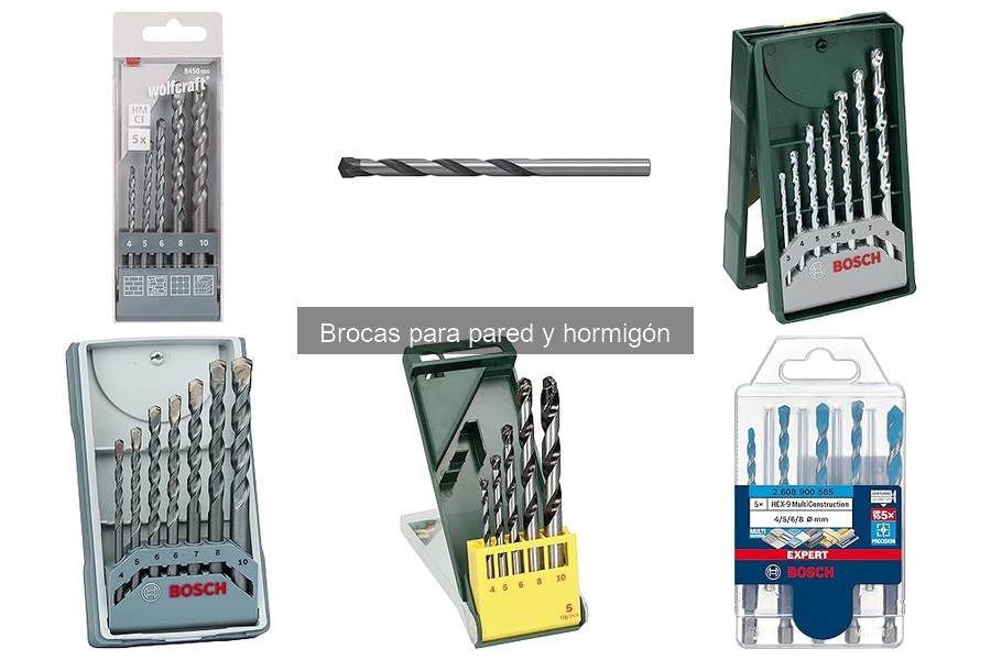 Mejores marcas de brocas para pared: opiniones y comparativas