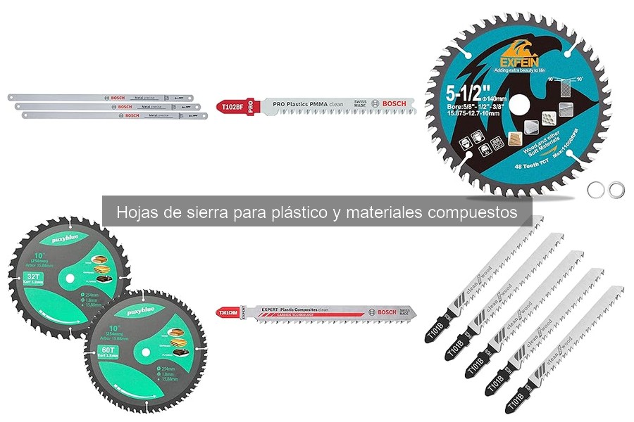 Mejores marcas de hojas de sierra para plástico en 2023