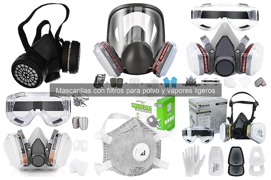 Mejores mascarillas con filtros para bricolaje y hogar