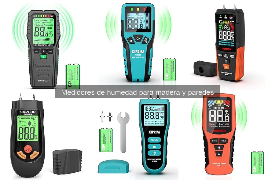Mejores Medidores de Humedad para el Bricolaje