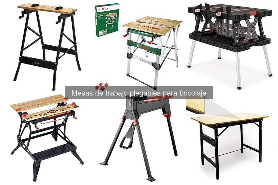 Mejores mesas de trabajo plegables para bricolaje en casa