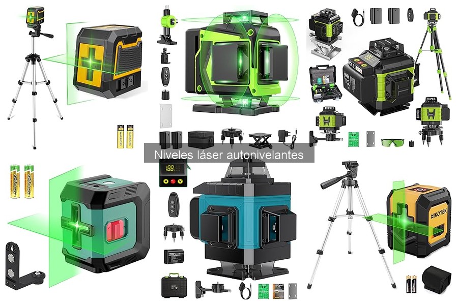 Mejores niveles láser autonivelantes para bricolaje