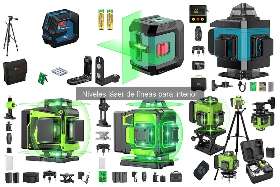 Mejores niveles láser de líneas para bricolaje en casa