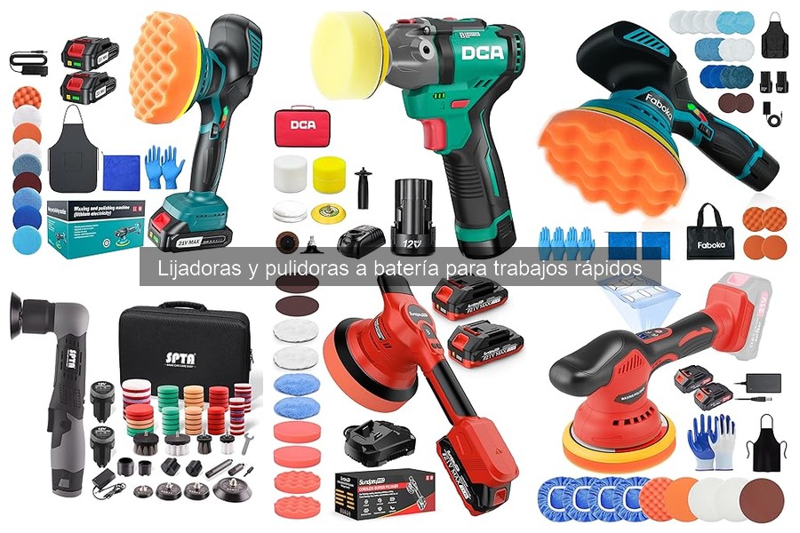 Mejores ofertas de lijadoras y pulidoras a batería 2023