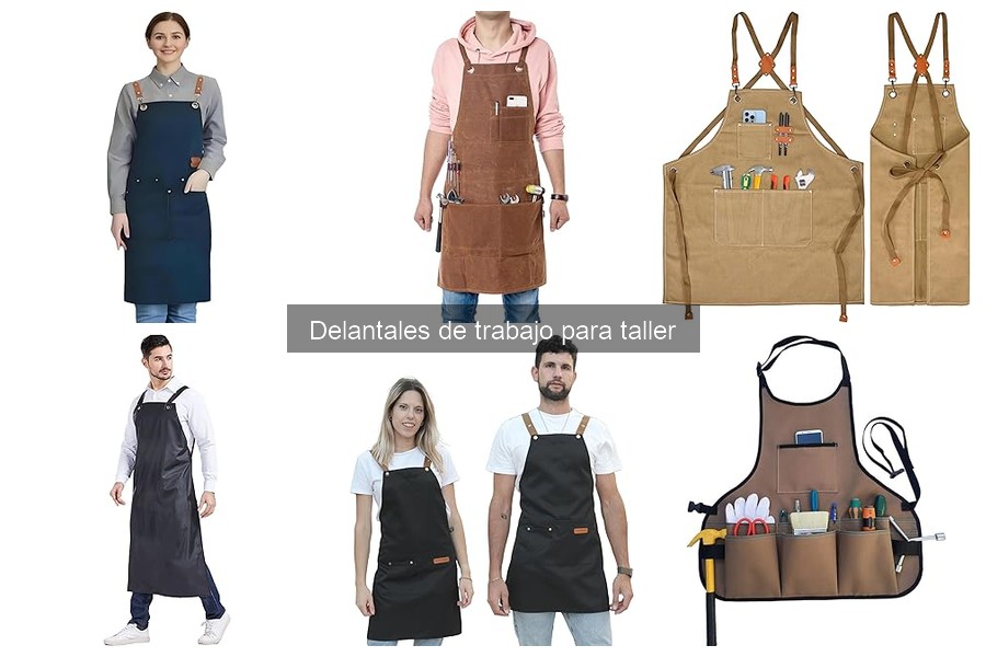 Mejores ofertas en delantales de trabajo para taller