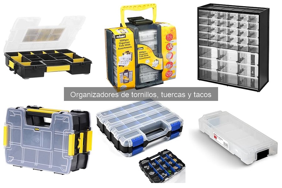 Mejores organizadores de tornillos y tuercas para talleres pequeños