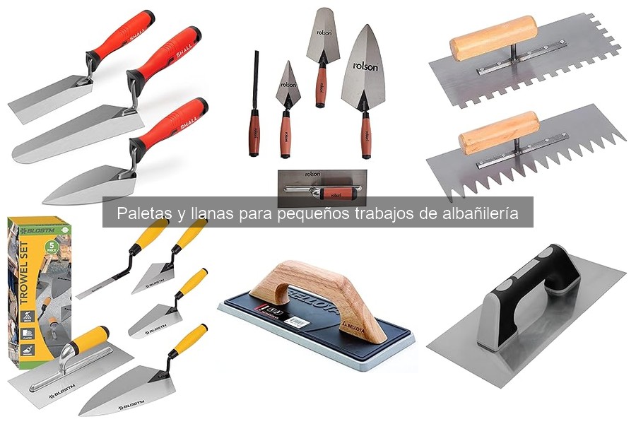 Mejores paletas para albañilería en DIY: Comparativa 2023