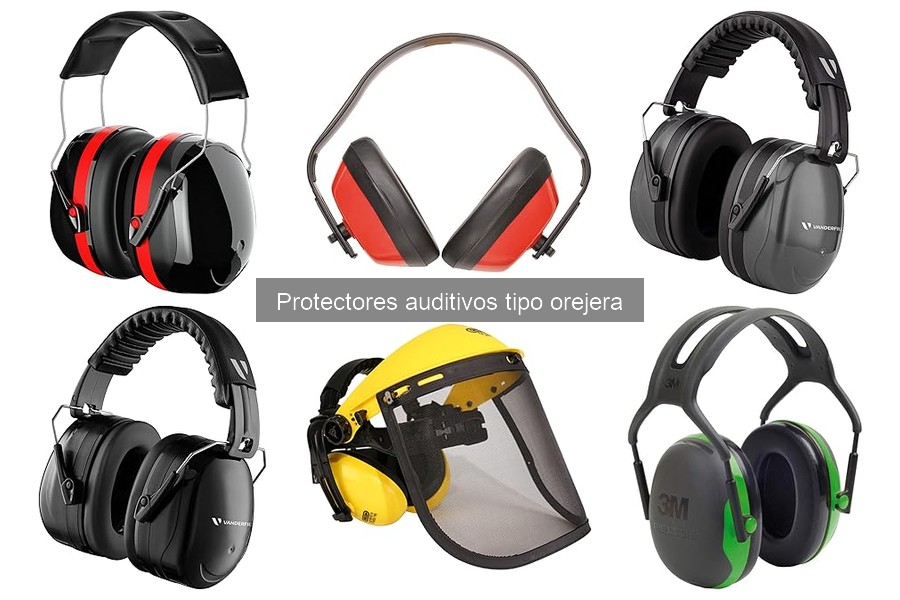 Mejores protectores auditivos tipo orejera para construcción