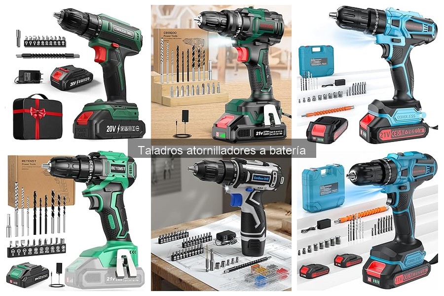 Mejores taladros atornilladores a batería en oferta este mes