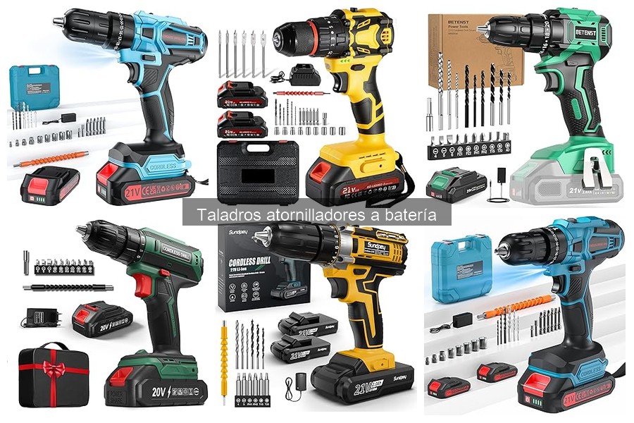 Mejores taladros atornilladores a batería para principiantes