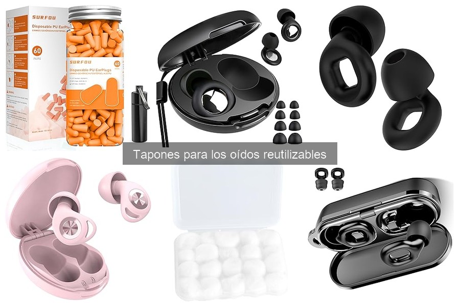 Mejores tapones reutilizables para dormir: comparativa 2023
