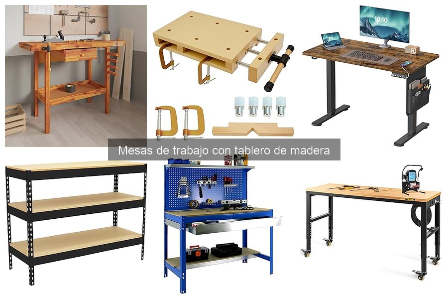 Mesas de trabajo con tablero de madera: Características y usos