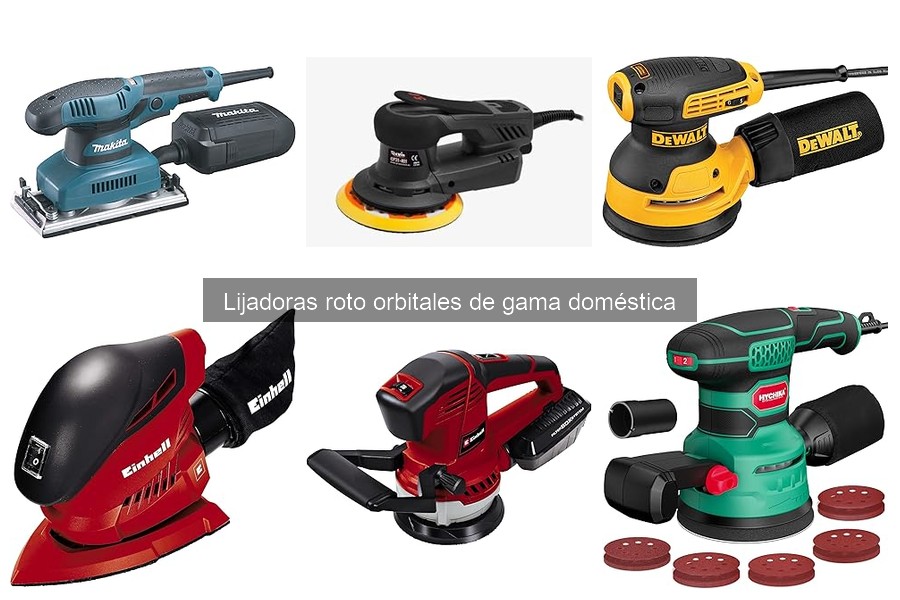 Novedades en Lijadoras Roto Orbitales de Gama Doméstica 2023